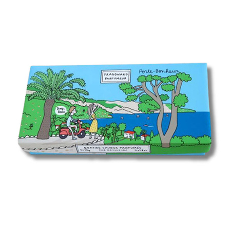 Fragonard Porte Bonheur  Mydełka w Zestawie