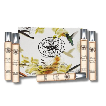 La Maison De La Vanille Coffret Découverte Vanille des Origines 5 x 15 ml